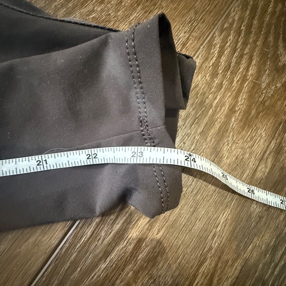 Athleta Nolita Slim Tapered Cropped Pants, Brown, Size 4, Pull-On, Lightweight - Picture 7 of 11